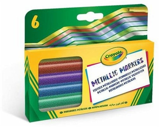 Viltstiften metallic Crayola: 6 stuks (58 · Viltstiften metallic